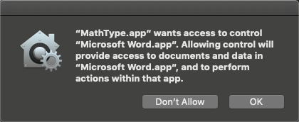 macOS 授权对话框