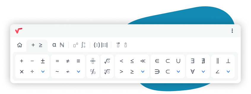 完整符号工具栏