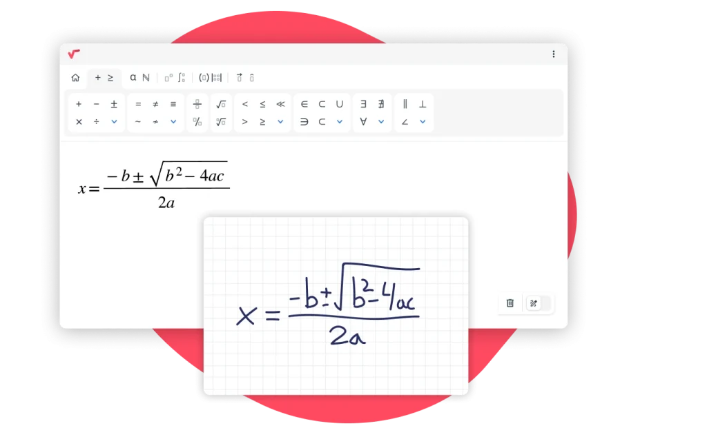 MathType 界面展示